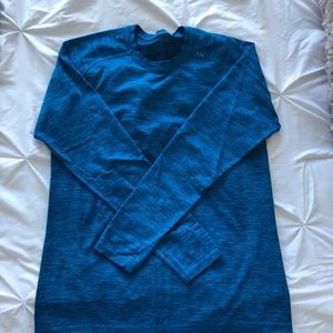 Lululemon Metal Vent Long Sleeve Blue Medium